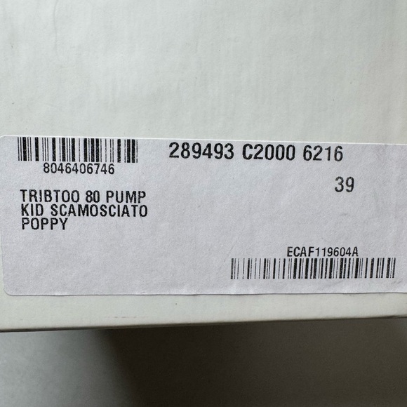 Saint Laurent Red/Coral Suede Tribtoo Platform Pumps – Size 39 - Picture 6 of 17